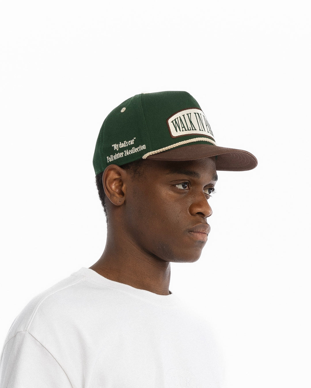 The green "My Dad's Car" cap