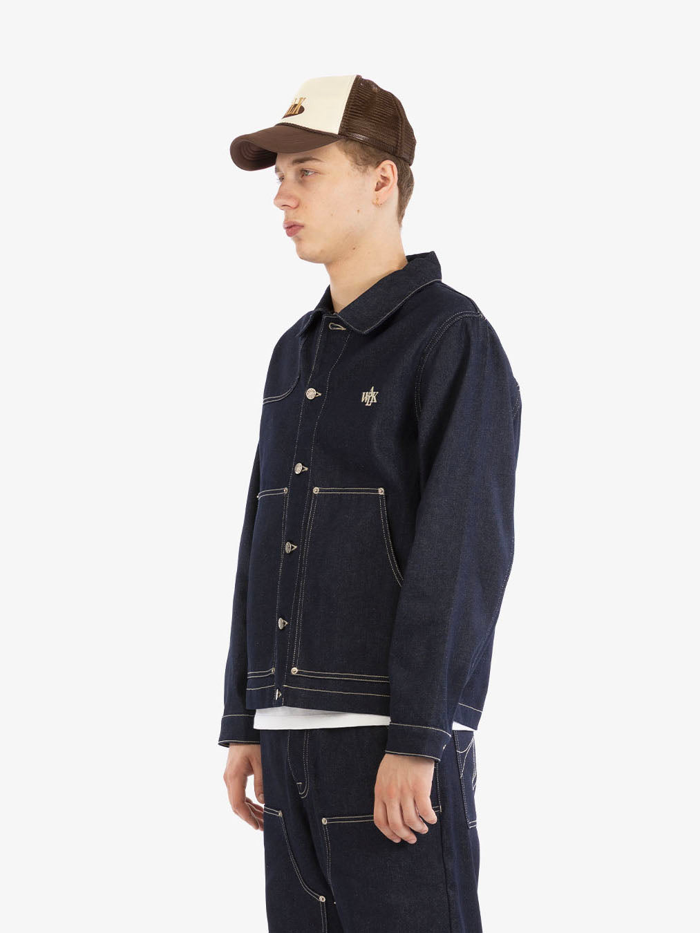 La veste du menuisier en denim brut