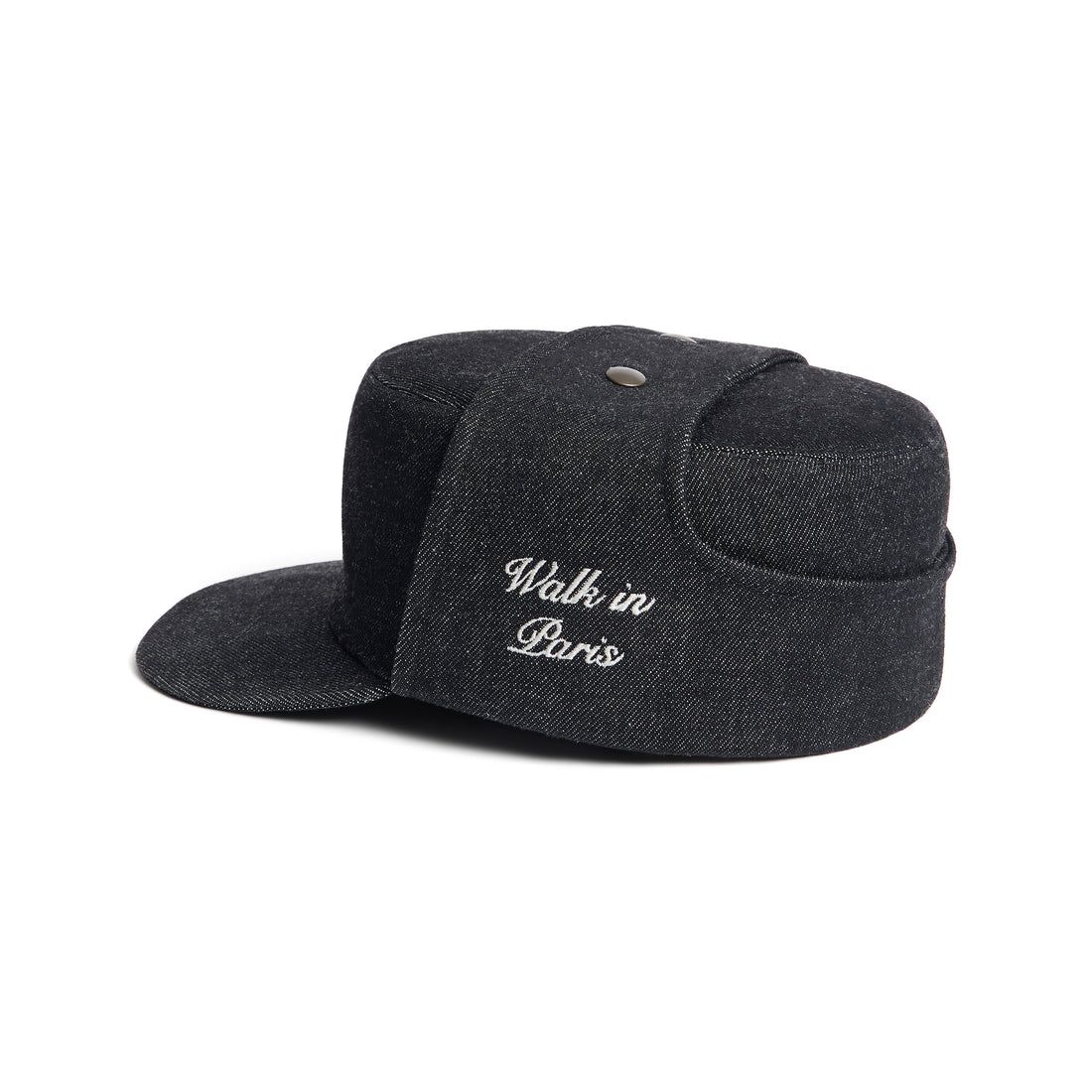La casquette du postier en denim indigo