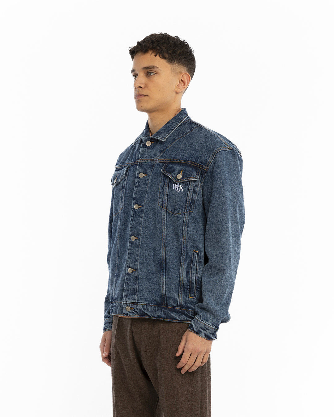 The light blue denim jacket