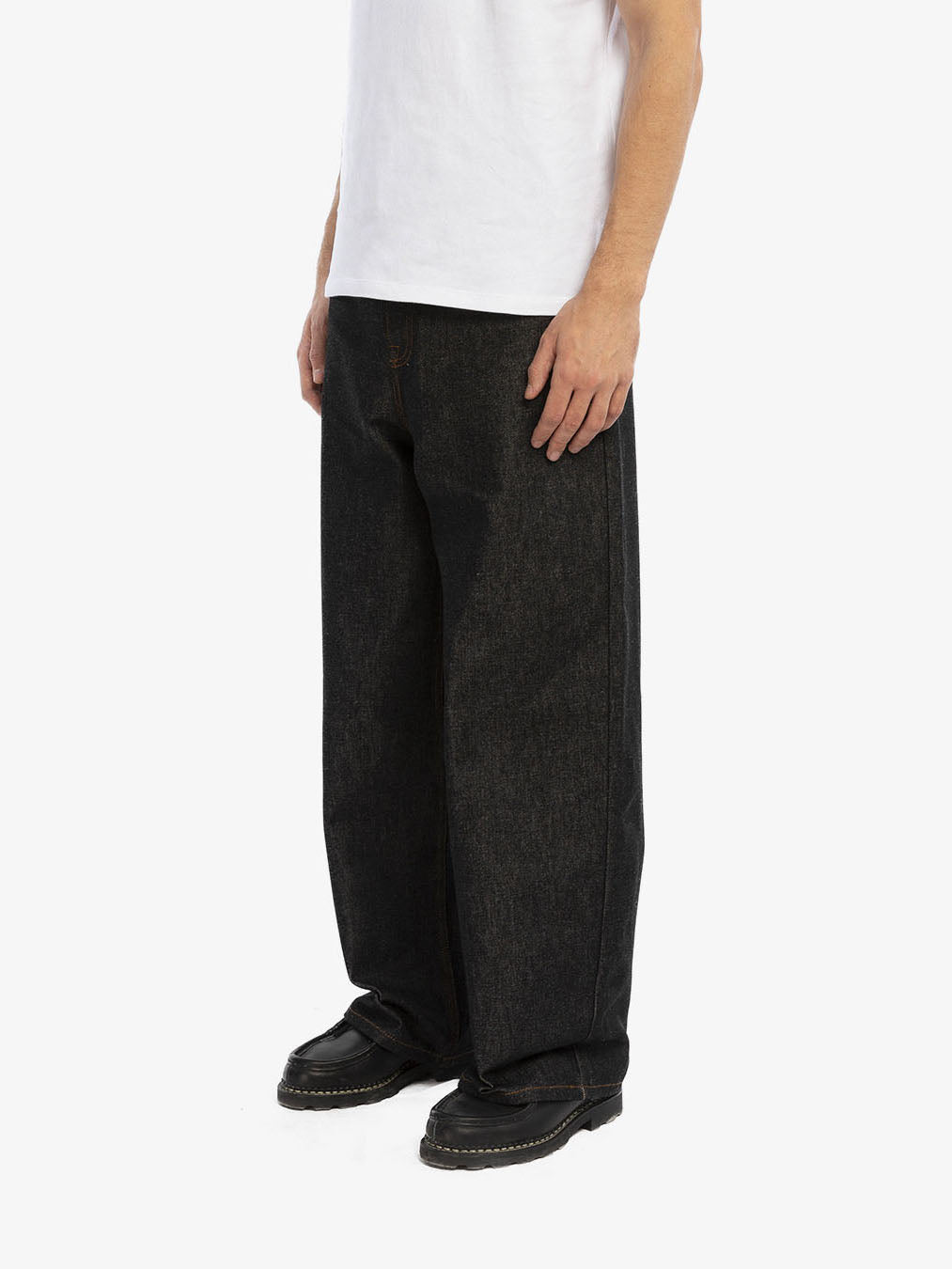 Raw denim baggy