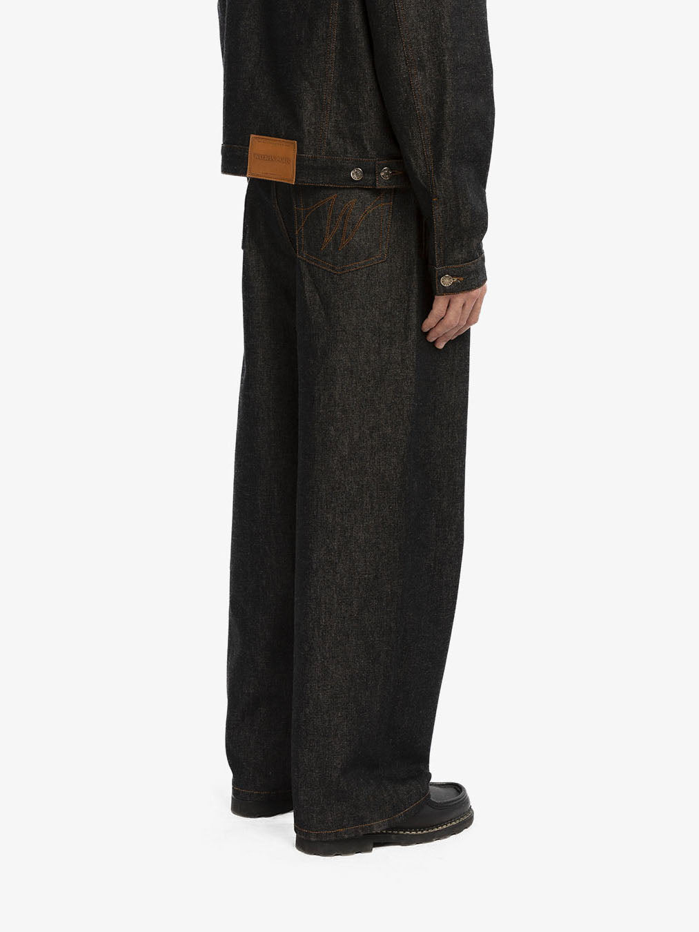 Raw denim baggy
