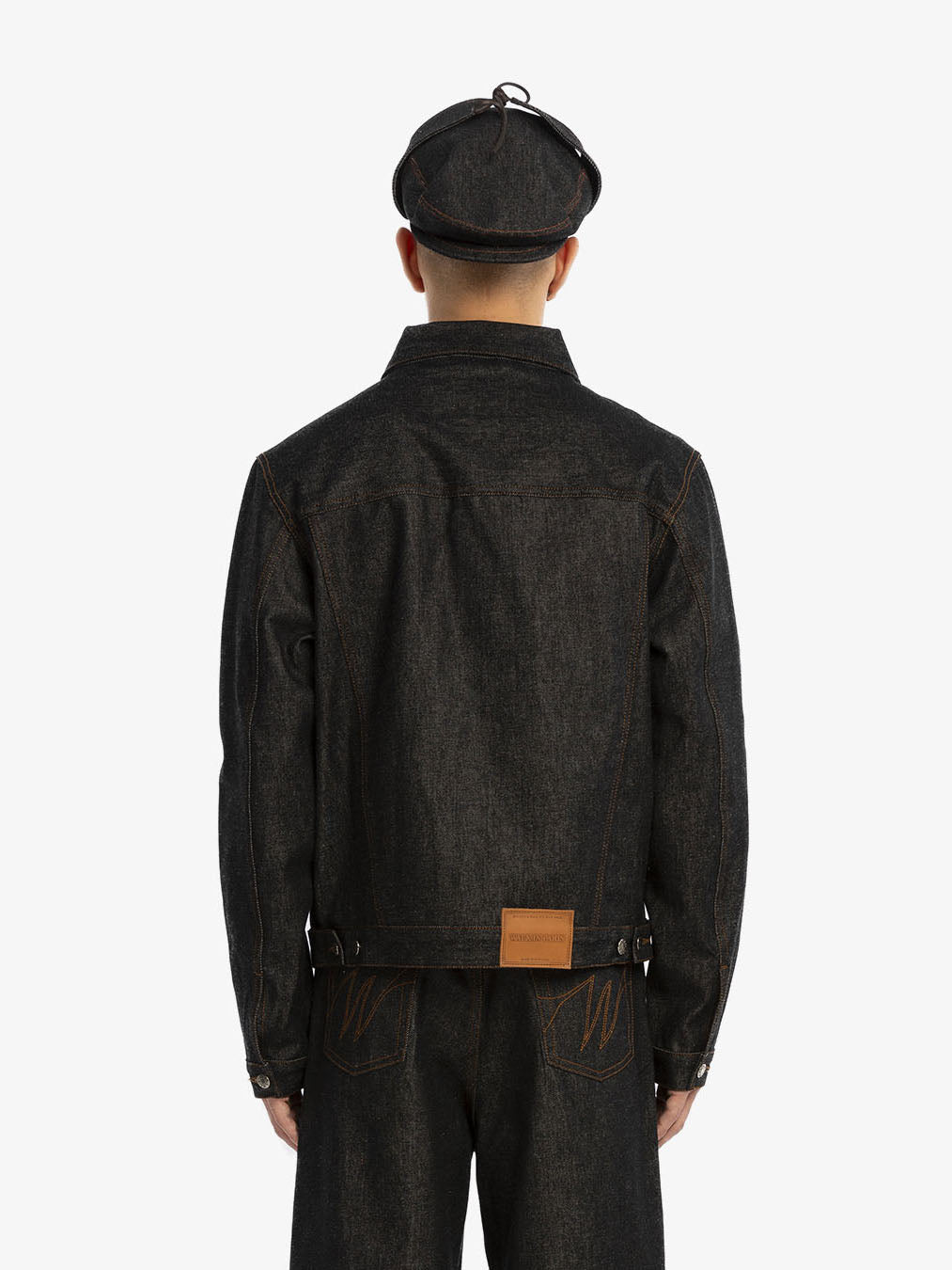 The raw denim jacket