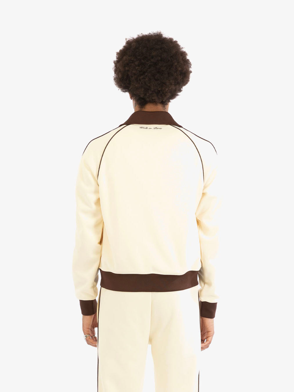 La veste de jogging Signature beige