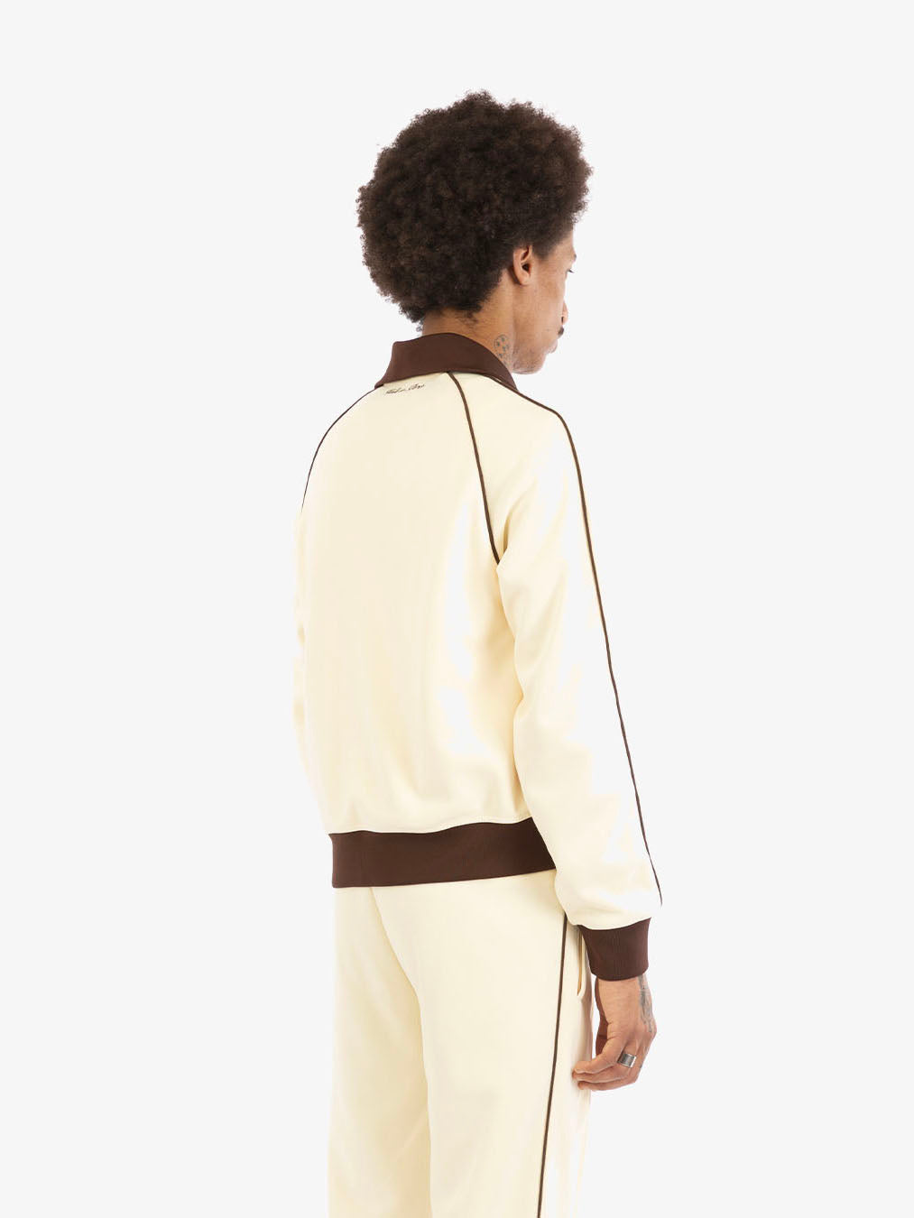La veste de jogging Signature beige