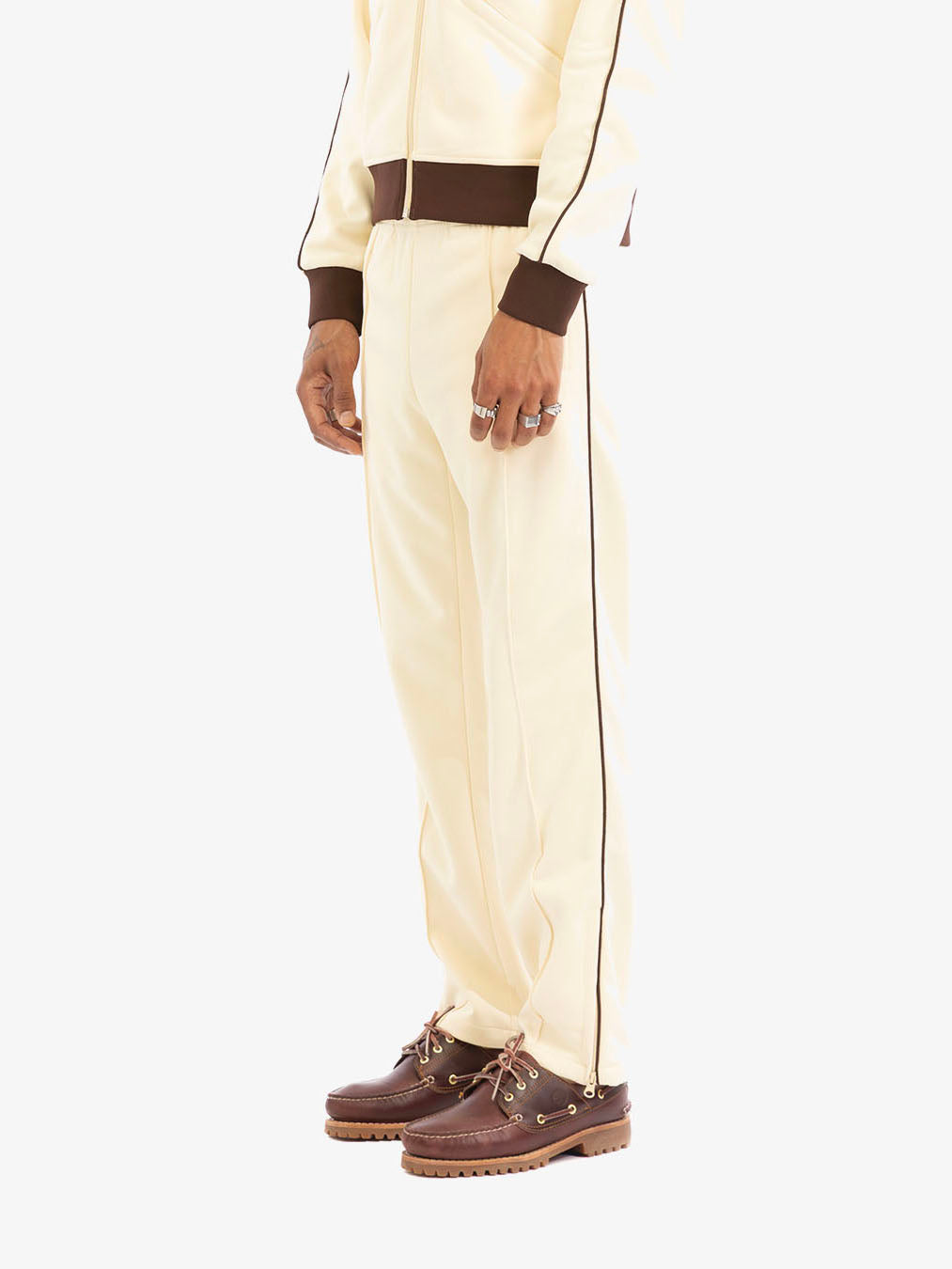Le pantalon de jogging Signature beige