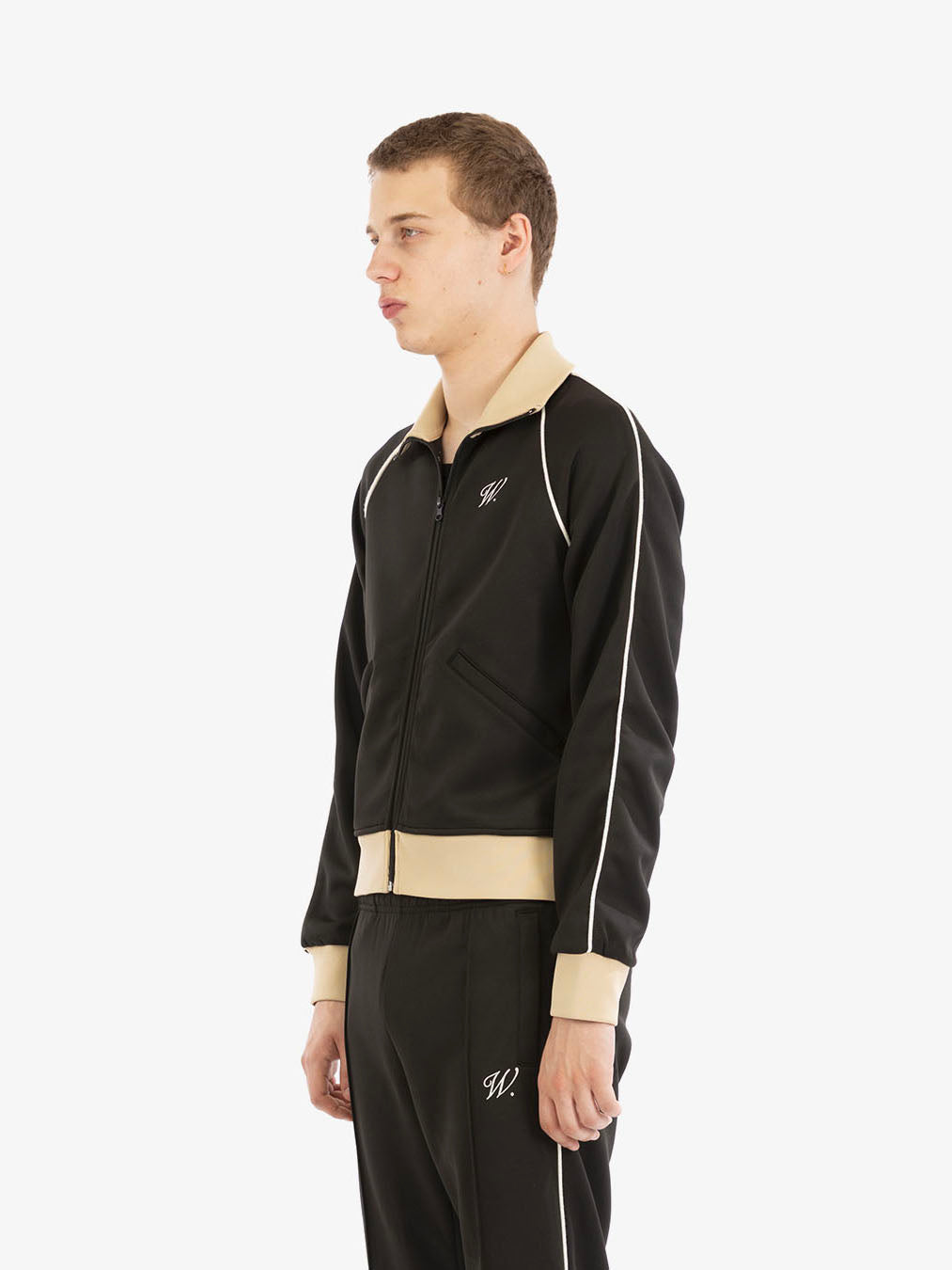 La veste de jogging Signature noire