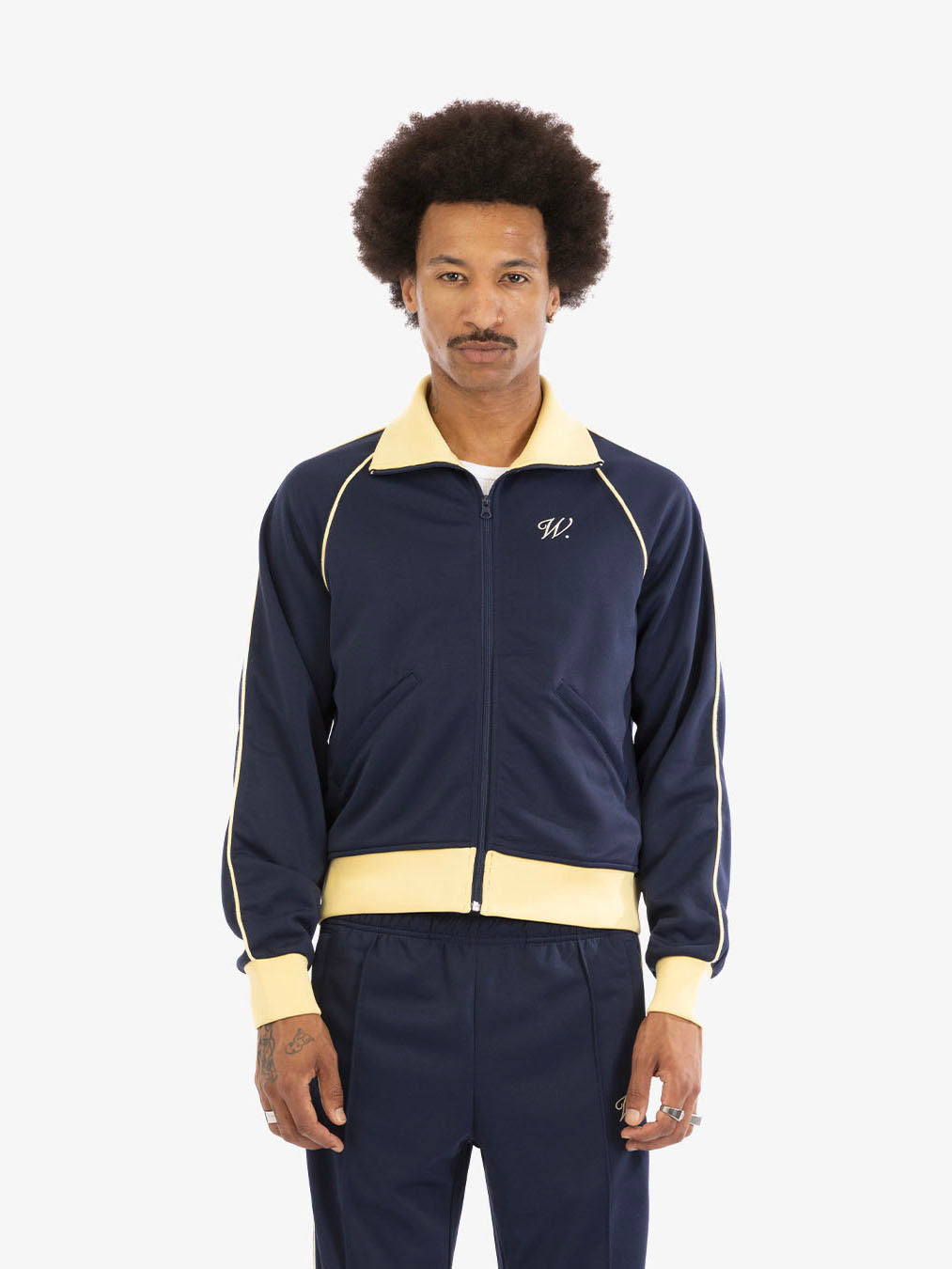 La veste de jogging Signature bleue