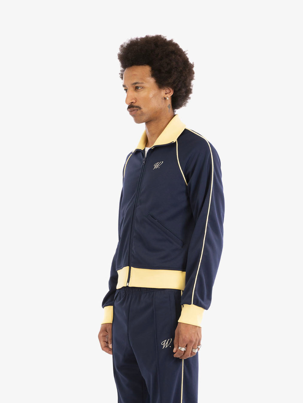 La veste de jogging Signature bleue