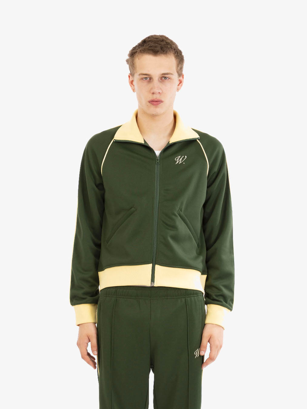 La veste de jogging Signature verte