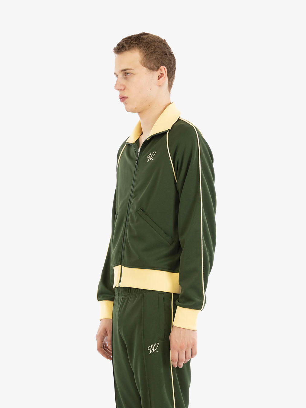 La veste de jogging Signature verte