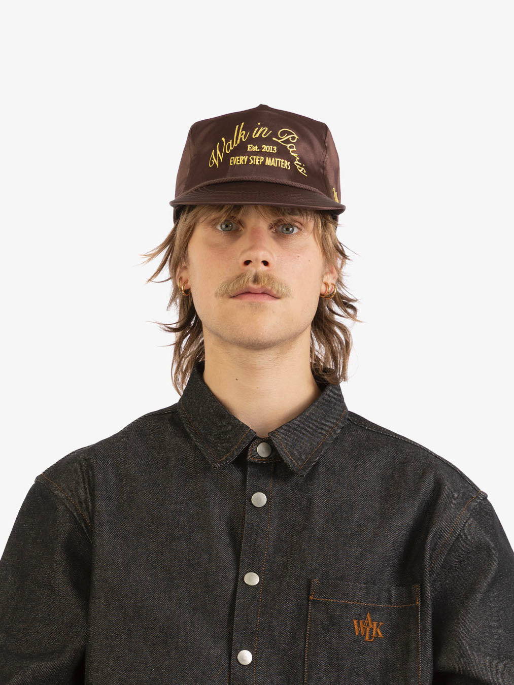 Trucker en nylon marron