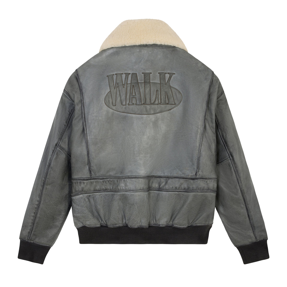 Walk in Paris X Schott NYC ® - Flight jacket grise