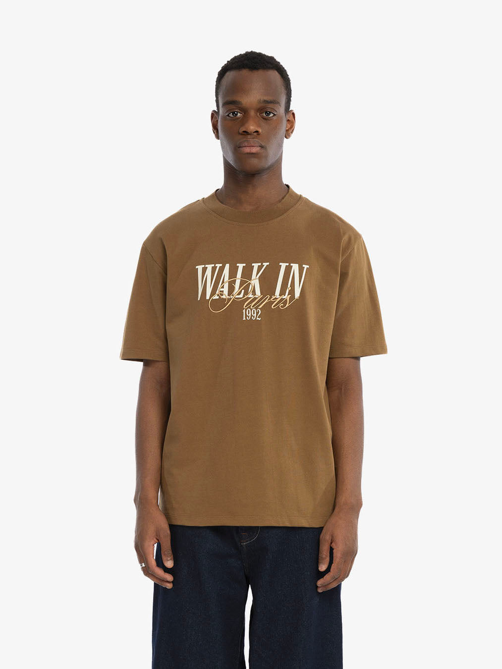 Le t-shirt WIP marron