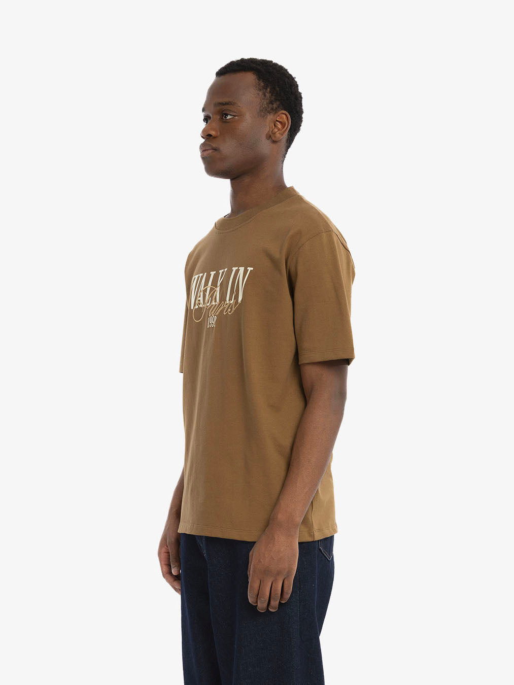 Le t-shirt WIP marron