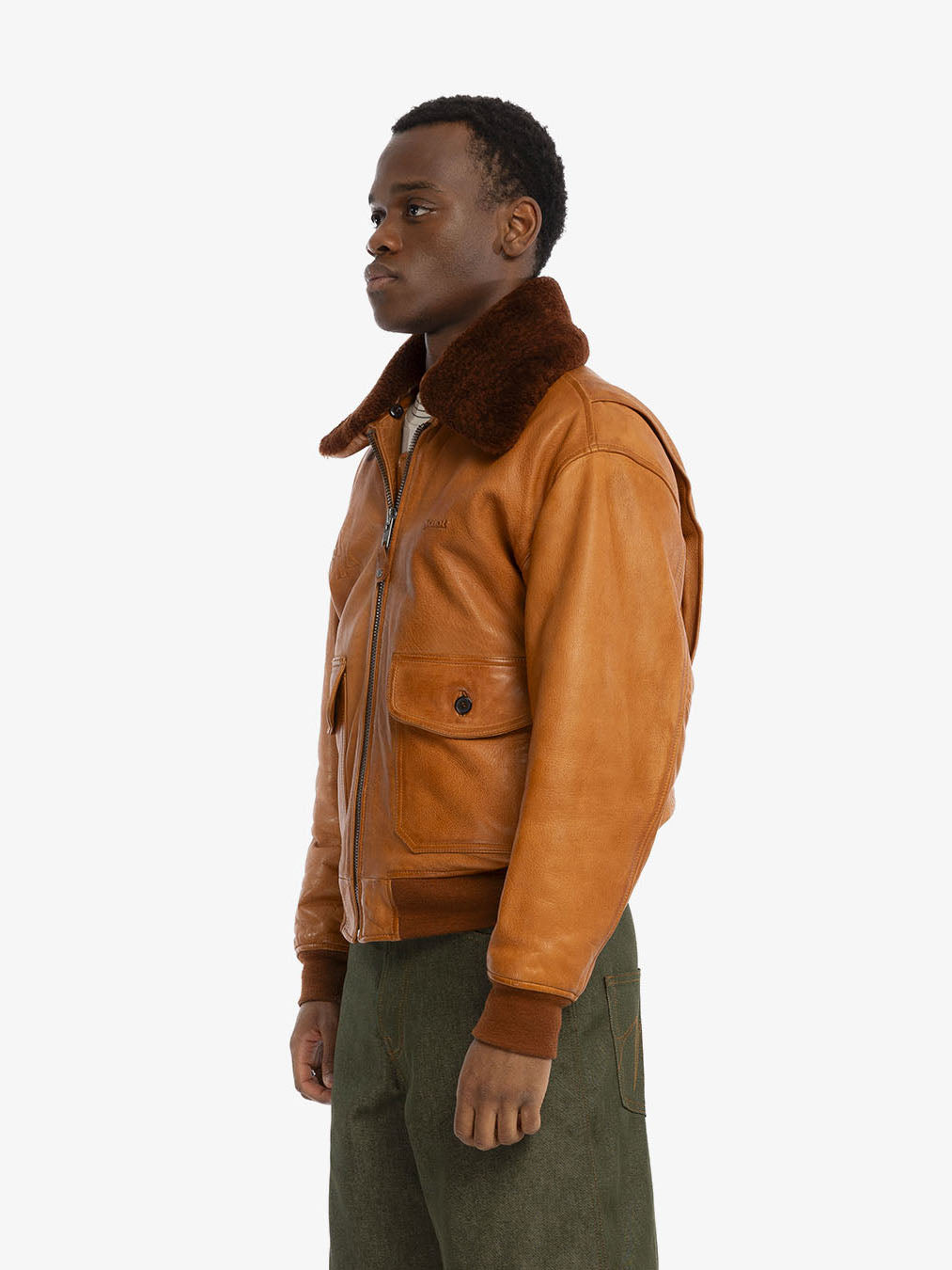 Walk in Paris X Schott NYC ® - Flight jacket camel