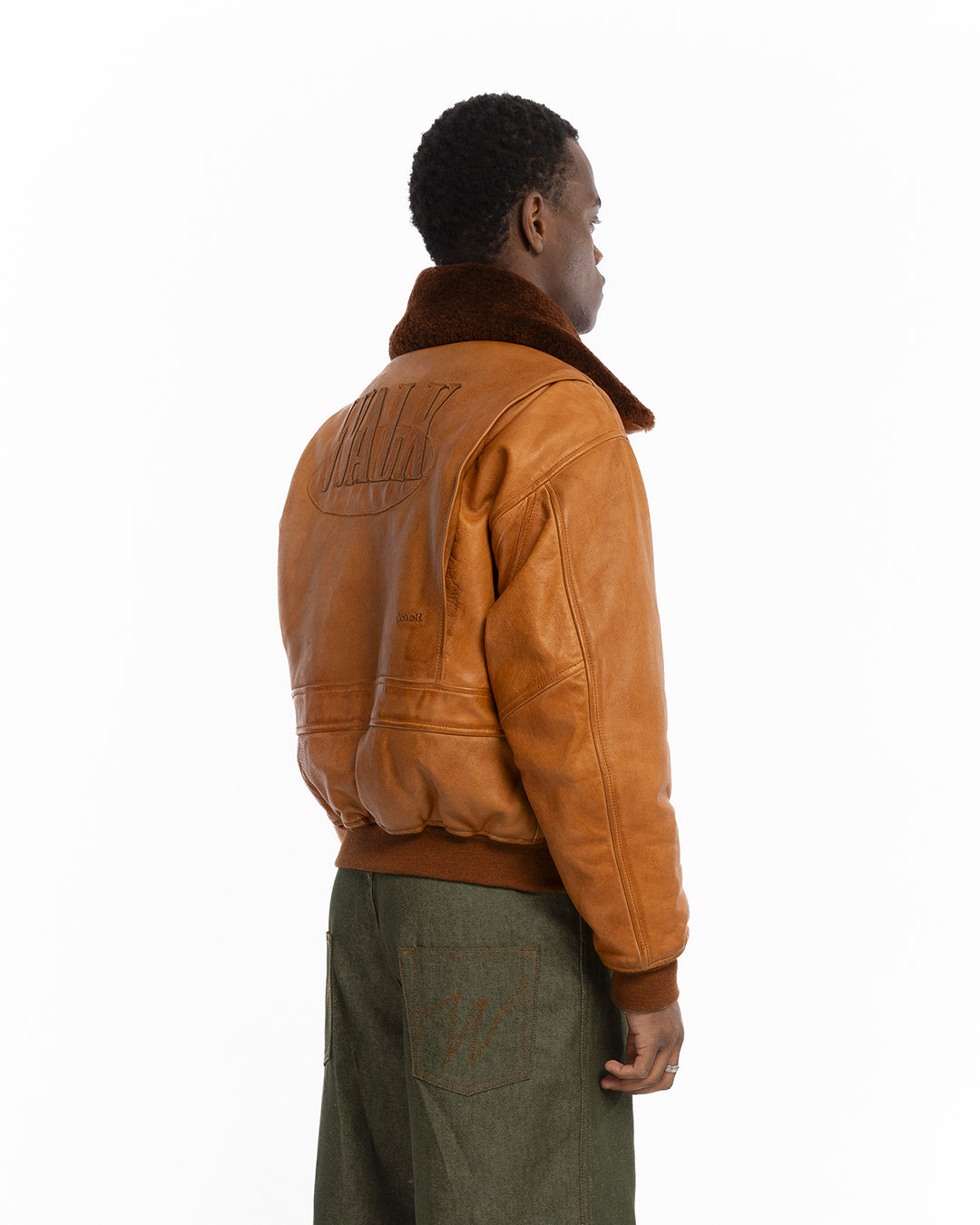 Walk in Paris X Schott NYC ® - Flight jacket camel