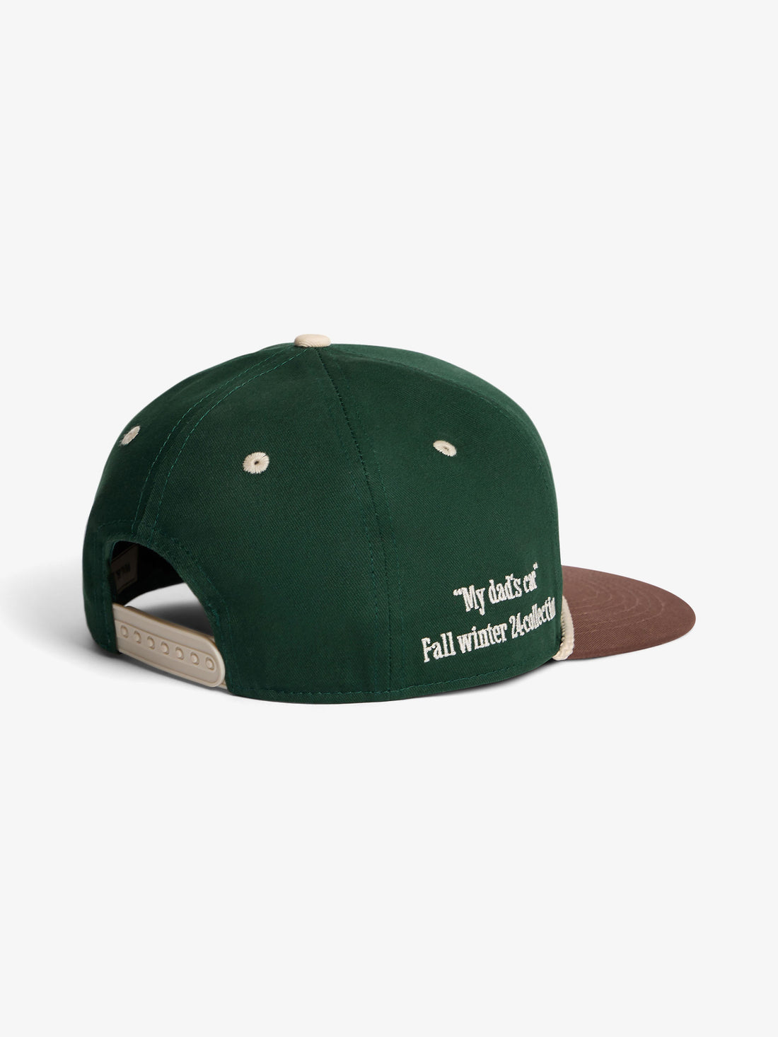 The green "My Dad's Car" cap