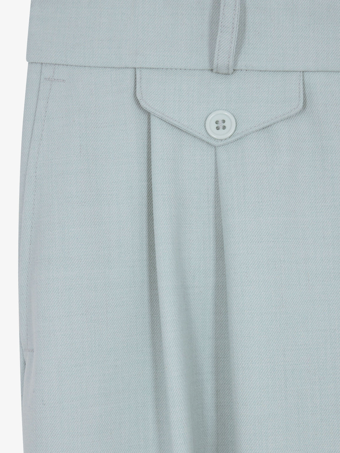The blue suit pants