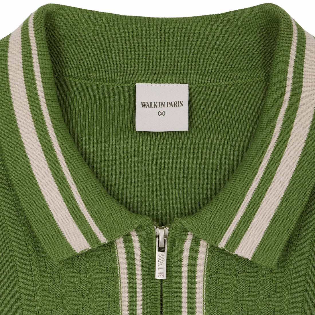 The emerald green knitted cardigan