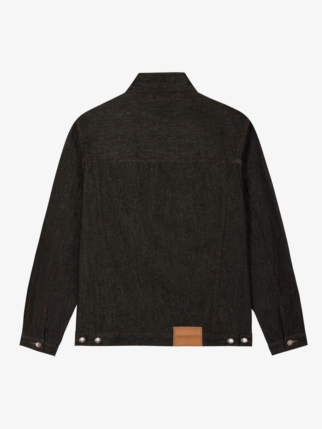 The raw denim jacket