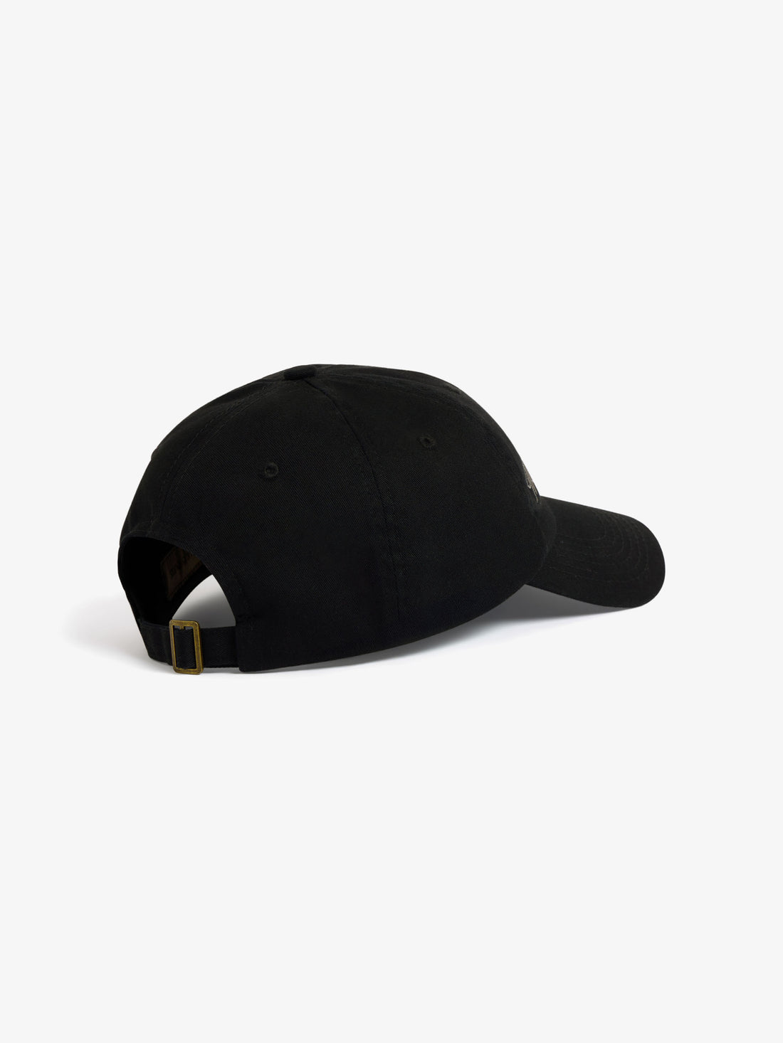 The signature black cap