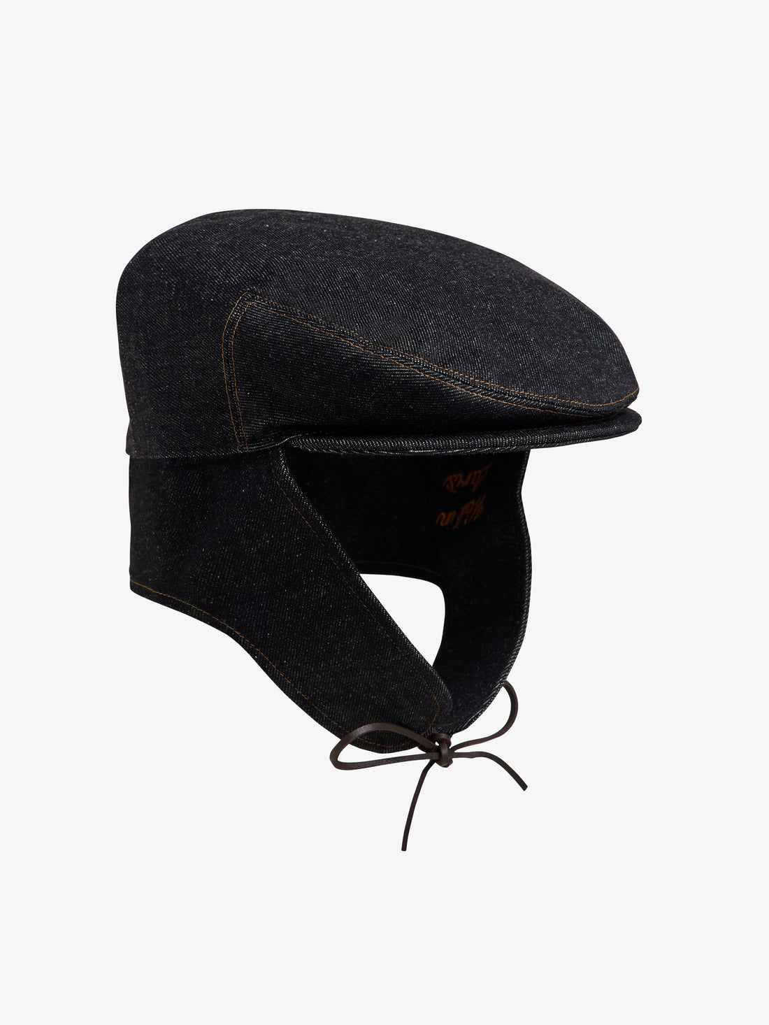 Raw denim Sherlock beret