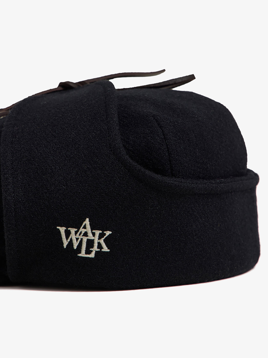 Black wool Sherlock beret